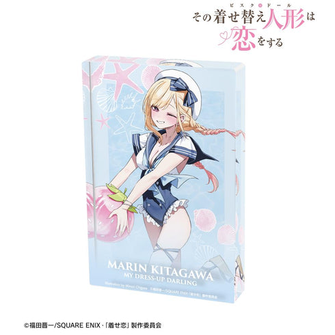 『その着せ替え人形は恋をする』千種みのりイラスト 喜多川 海夢 セーラー水着ver. アクリルブロック